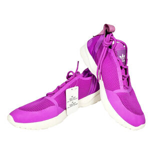 adidas Originals ZX Flux ADV Virtue W Running Shoes Size 9.5 Shock Purple/White